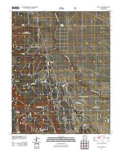 Petaca Peak 2011 topographic map thumbnail