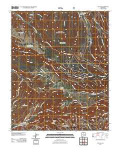 Truchas 2011 topographic map thumbnail