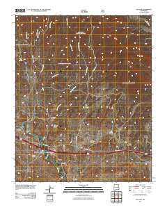 San Jose 2011 topographic map thumbnail