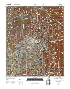 Santa Fe 2011 topographic map thumbnail