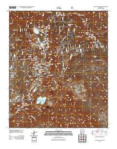 Santa Rita Mine 2011 topographic map thumbnail