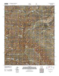 Texas Hill 2011 topographic map thumbnail