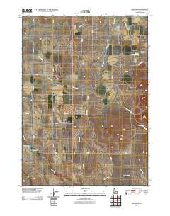 Hollister 2010 topographic map thumbnail
