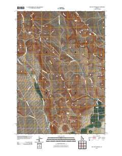 Lidy Hot Springs 2010 topographic map thumbnail