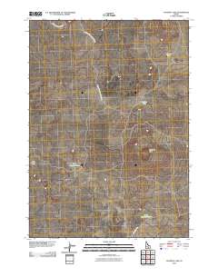 Halfway Lake 2010 topographic map thumbnail