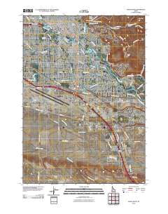 Boise South 2010 topographic map thumbnail