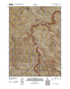 Big Bend Crossing 2010 topographic map thumbnail