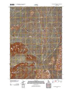 Big Grassy Ridge SE 2010 topographic map thumbnail