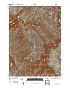 Big Horse Basin Gap 2010 topographic map thumbnail