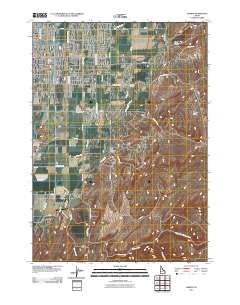 Ammon 2011 topographic map thumbnail