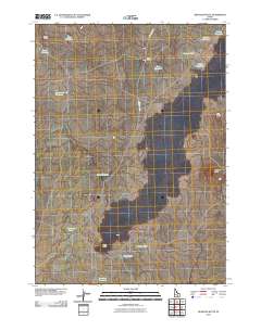 Bear Den Butte 2010 topographic map thumbnail