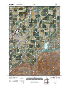 Blackfoot 2010 topographic map thumbnail