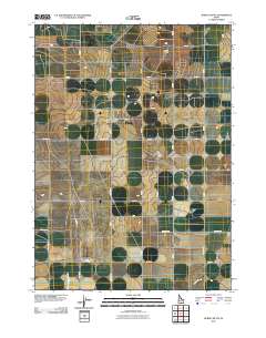 Burley Butte 2010 topographic map thumbnail
