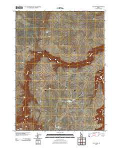 Cave Draw 2010 topographic map thumbnail