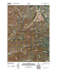 Moonlight Mountain 2010 topographic map thumbnail