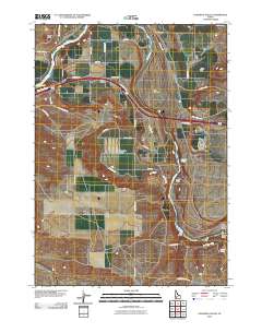 Pasadena Valley 2010 topographic map thumbnail