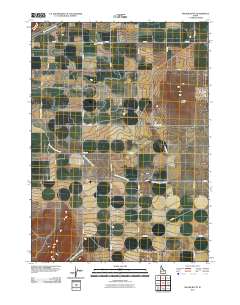 Milner Butte 2011 topographic map thumbnail