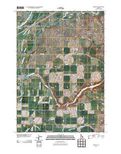 Newdale 2010 topographic map thumbnail