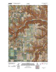 Nezperce SE 2010 topographic map thumbnail
