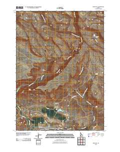 King Hill 2010 topographic map thumbnail
