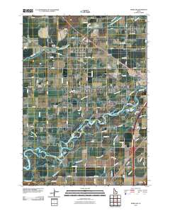 Moreland 2010 topographic map thumbnail