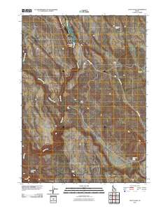 Lost Valley 2010 topographic map thumbnail