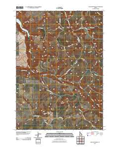 Lone Pine Ridge 2010 topographic map thumbnail