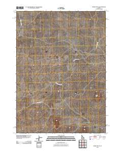 Mosby Butte 2010 topographic map thumbnail