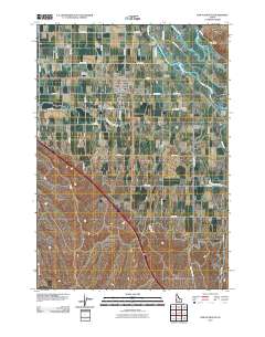 New Plymouth 2010 topographic map thumbnail