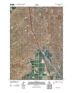 Market Lake 2010 topographic map thumbnail