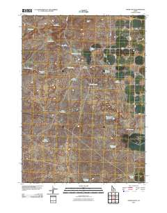 Owinza Butte 2010 topographic map thumbnail