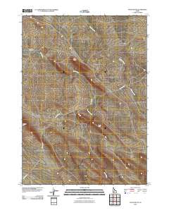 Notch Butte 2010 topographic map thumbnail