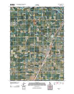 Rigby 2010 topographic map thumbnail