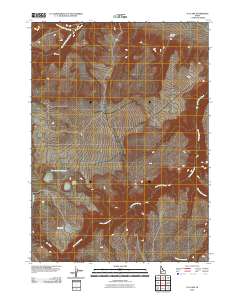 O X Lake 2010 topographic map thumbnail