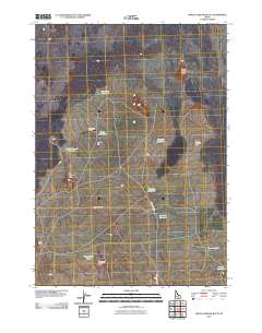 North Laidlaw Butte 2010 topographic map thumbnail