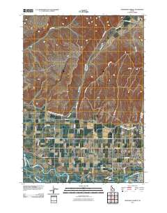 Northwest Emmett 2010 topographic map thumbnail