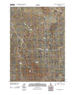 Quaking Aspen Butte 2010 topographic map thumbnail