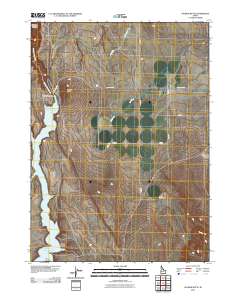 Salmon Butte 2010 topographic map thumbnail