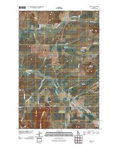 Tensed 2010 topographic map thumbnail