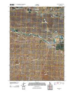 Shoshone 2010 topographic map thumbnail
