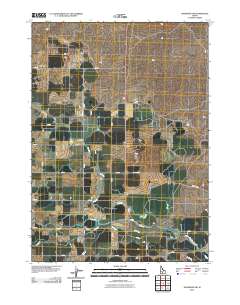 Shoshone SW 2010 topographic map thumbnail