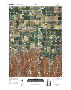 Stricker Butte 2010 topographic map thumbnail