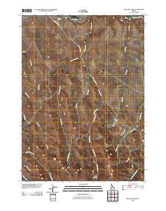Williams Creek 2010 topographic map thumbnail