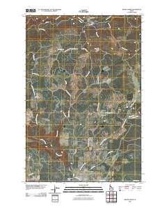 Weippe North 2010 topographic map thumbnail