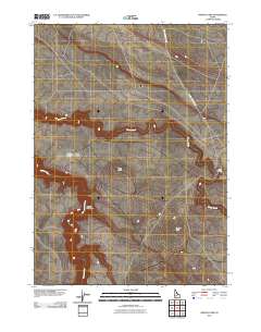 Winter Camp 2010 topographic map thumbnail