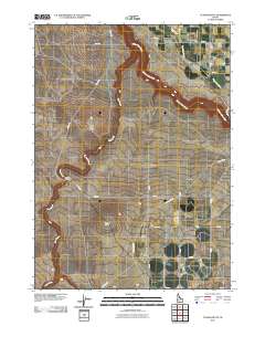 Tuanna Butte 2010 topographic map thumbnail