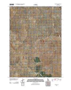 Taber NE 2010 topographic map thumbnail