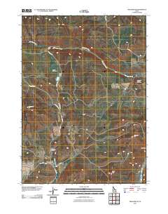 Treasureton 2010 topographic map thumbnail