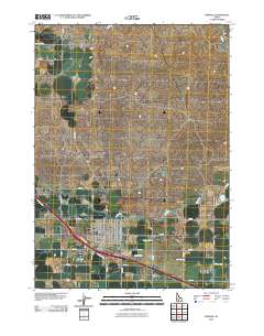 Wendell 2010 topographic map thumbnail