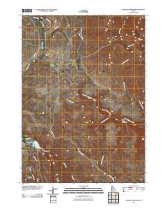Triangle Reservoir 2010 topographic map thumbnail